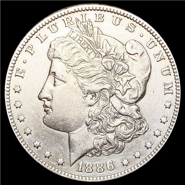 1886 Morgan Silver Dollar CLOSELY UNCIRCULATED