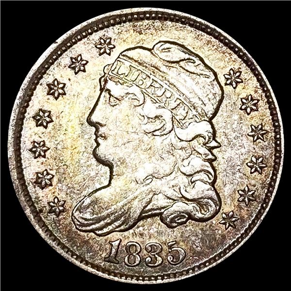 1835 Capped Bust Half Dime NEARLY UNCIRCULATED