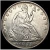 Image 1 : 1855-O Arws Seated Liberty Half Dollar CLOSELY UNC