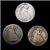 Image 1 : [3] Seated Lib Half Dollars [1853, 1876-S, 1877-S]