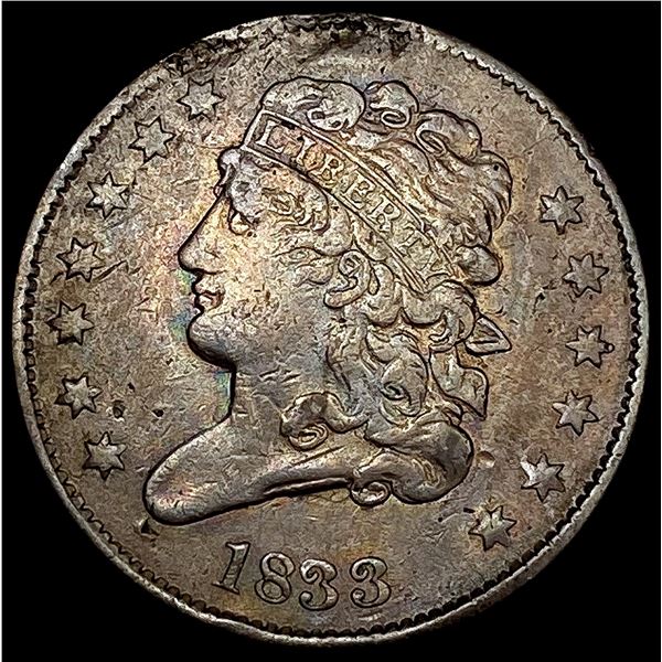 1833 Classic Head Half Cent CLOSELY UNCIRCULATED