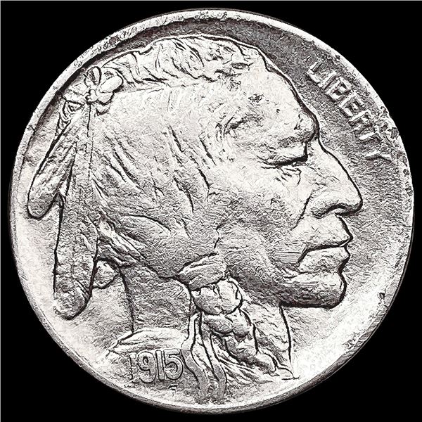 1915-D Buffalo Nickel CHOICE AU