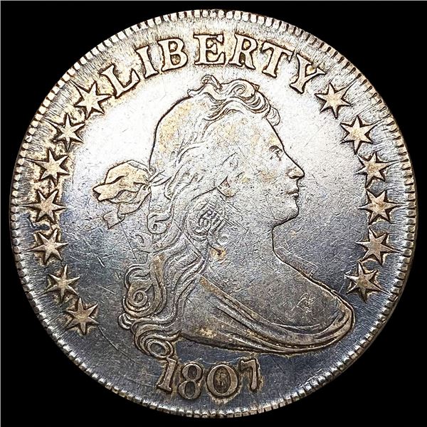 1807 Draped Bust Half Dollar LIGHTLY CIRCULATED