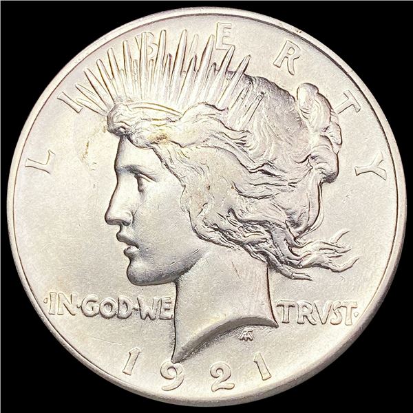1921 Silver Peace Dollar CLOSELY UNCIRCULATED