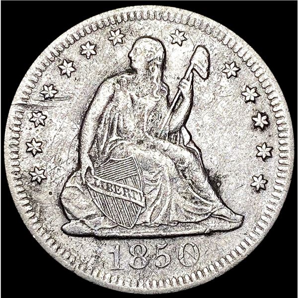 1850-O Seated Liberty Quarter CLOSELY UNCIRCULATED