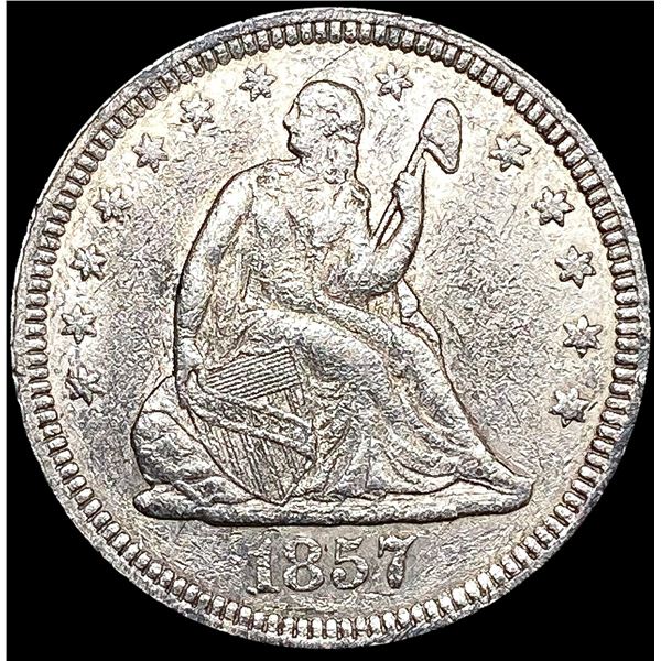 1857 Seated Liberty Quarter HIGH GRADE