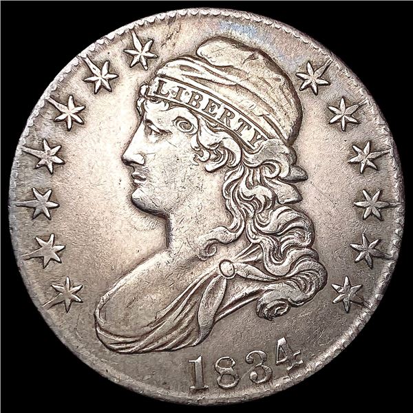 1834 Capped Bust Half Dollar CLOSELY UNCIRCULATED