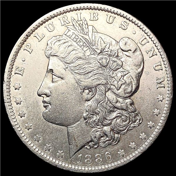 1886-O Morgan Silver Dollar CHOICE AU
