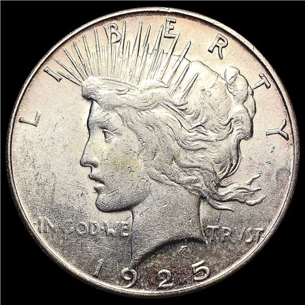 1925-S Silver Peace Dollar CLOSELY UNCIRCULATED