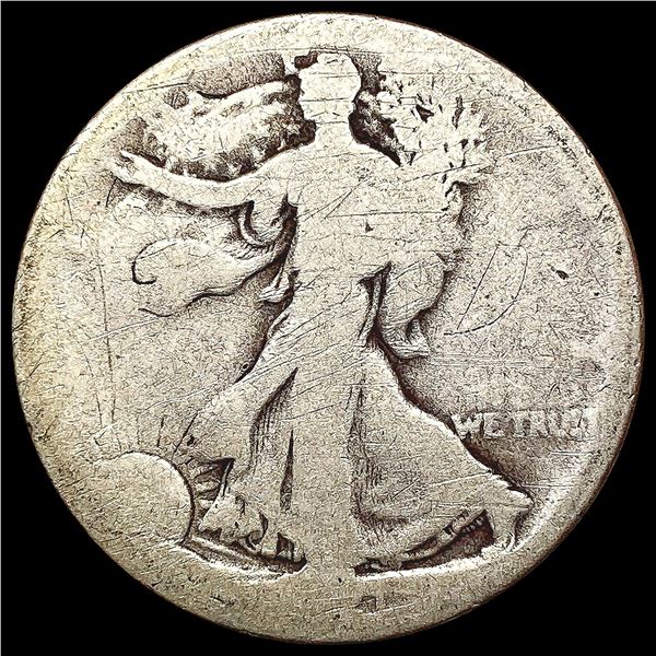 1921-D Walking Liberty Half Dollar NICELY CIRCULAT