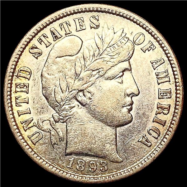 1893-S Barber Dime CLOSELY UNCIRCULATED
