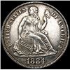 Image 1 : 1884 Seated Liberty Dime CLOSELY UNCIRCULATED