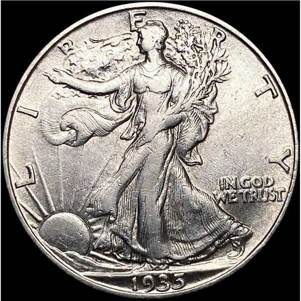 1935-S Walking Liberty Half Dollar CLOSELY UNCIRCU