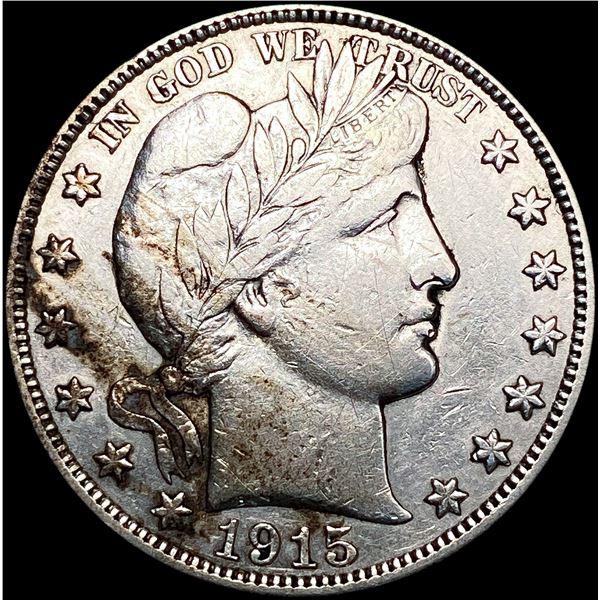 1915 Barber Half Dollar CLOSELY UNCIRCULATED