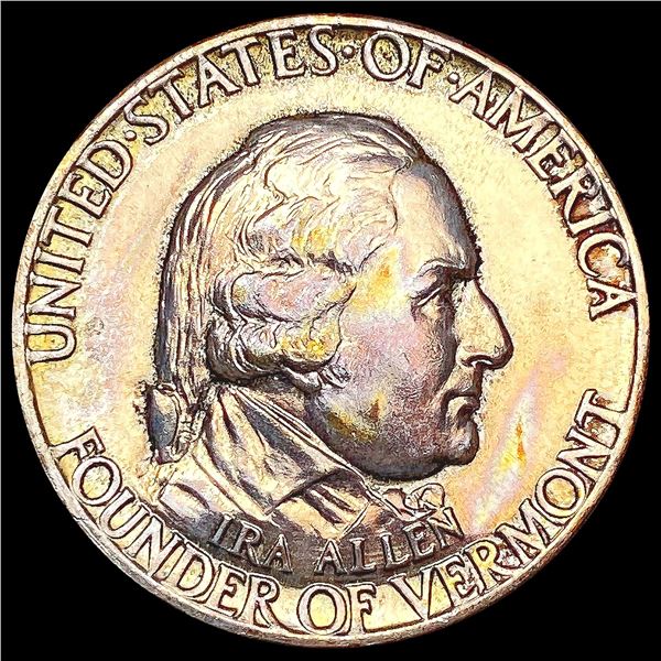 1927 Vermont Half Dollar CHOICE AU