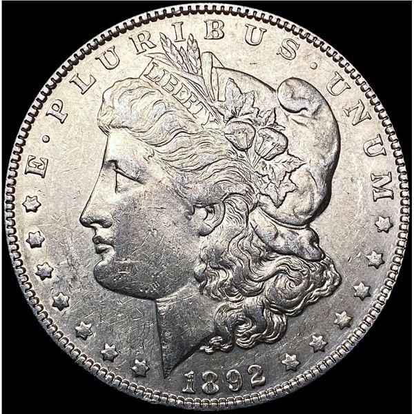 1892 Morgan Silver Dollar CLOSELY UNCIRCULATED