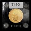 Image 1 : 1908-D $10 Gold Eagle NICELY CIRCULATED