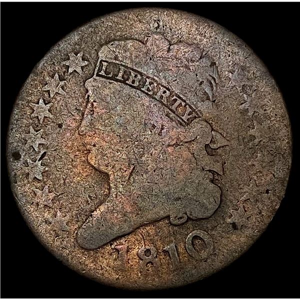1810 Classic Head Half Cent NICELY CIRCULATED