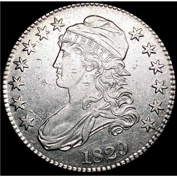 1829 Capped Bust Half Dollar CLOSELY UNCIRCULATED