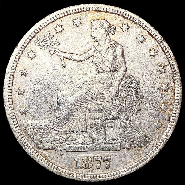 1877-S Silver Trade Dollar ABOUT UNCIRCULATED