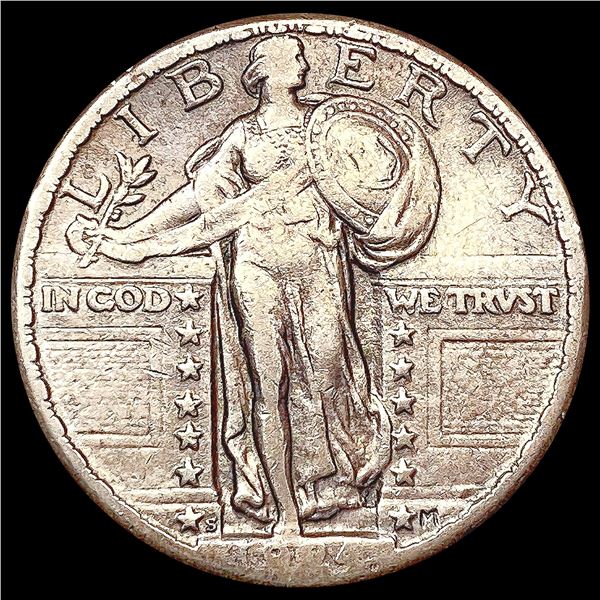 1924-S Standing Liberty Quarter CLOSELY UNCIRCULAT