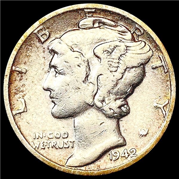 1942/41 Mercury Dime LIGHTLY CIRCULATED