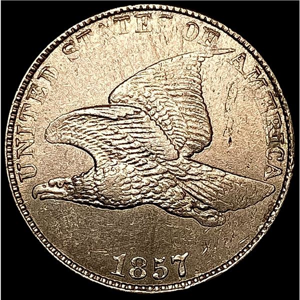 1857 Flying Eagle Cent CLOSELY UNCIRCULATED