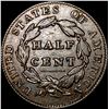 Image 2 : 1835 Classic Head Half Cent CLOSELY UNCIRCULATED