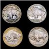 Image 2 : [4] US Buffalo Nickels (1915, 1917, 1918, 1936-D)