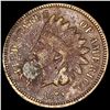 Image 1 : 1873 Open 3 Indian Head Cent LIGHTLY CIRCULATED