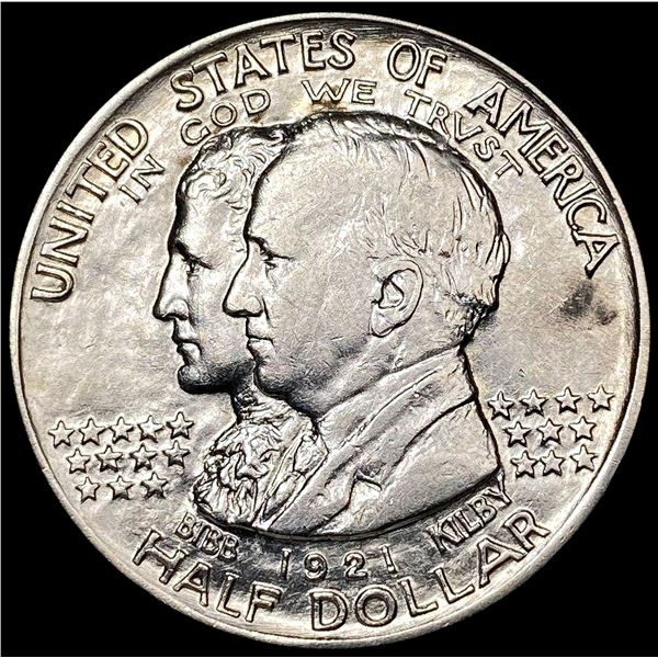 1921 Alabama Half Dollar NEARLY UNCIRCULATED