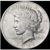 Image 1 : 1921 Silver Peace Dollar NICELY CIRCULATED