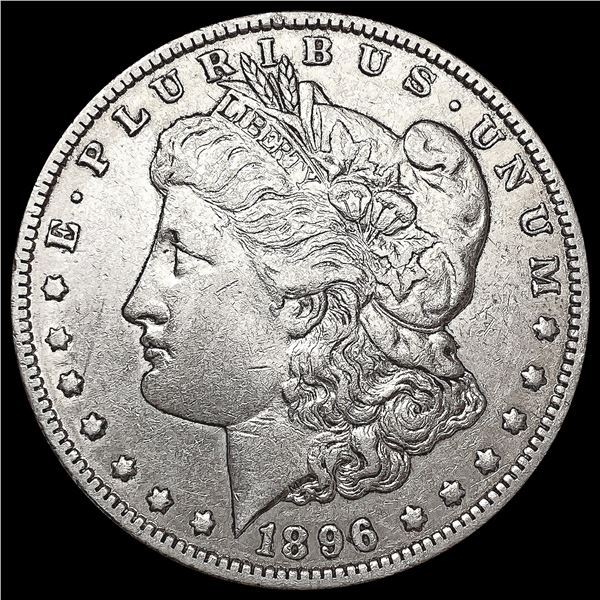 1896-O Morgan Silver Dollar NEARLY UNCIRCULATED
