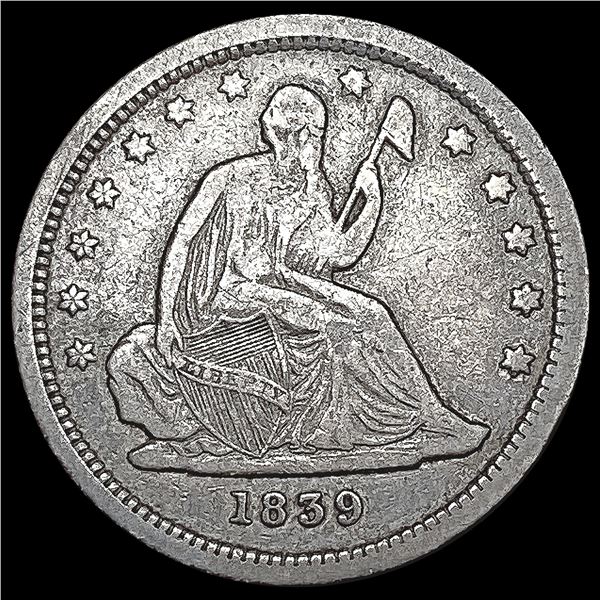 1839 Seated Liberty Quarter ABOUT UNCIRCULATED