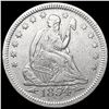 Image 1 : 1854 Arws Seated Liberty Quarter CLOSELY UNCIRCULA