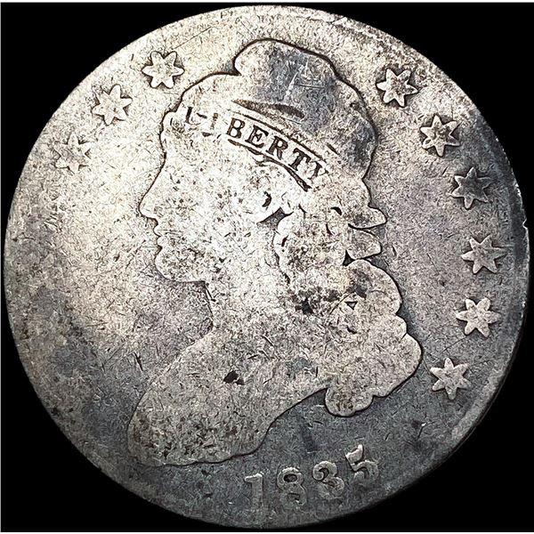 1835 Capped Bust Half Dollar NICELY CIRCULATED