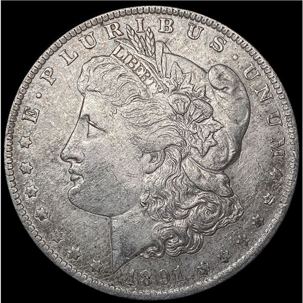 1891-O Morgan Silver Dollar CLOSELY UNCIRCULATED