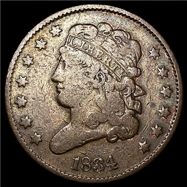 1834 Classic Head Half Cent NICELY CIRCULATED