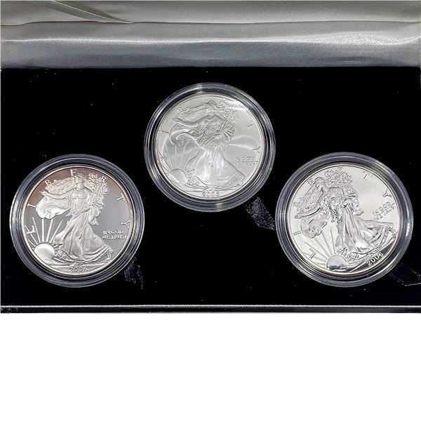 2006 American Eagle 20th Ann. Silver Coin Set [3 C