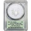Image 2 : 2017-W Lettered Edge Silver Eagle PCGS PR70 WP Min