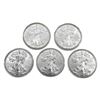 Image 1 : 2015 US Silver Eagles [5 Coins]