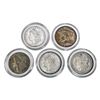 Image 1 : 1900-1934 US Silver Morgan and Peace Dollars [5 Co