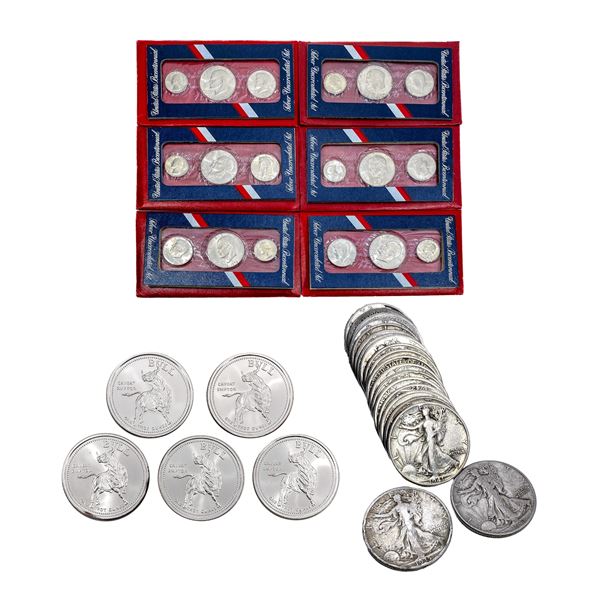 Varied Silver Coinage Collection [43 Coins]