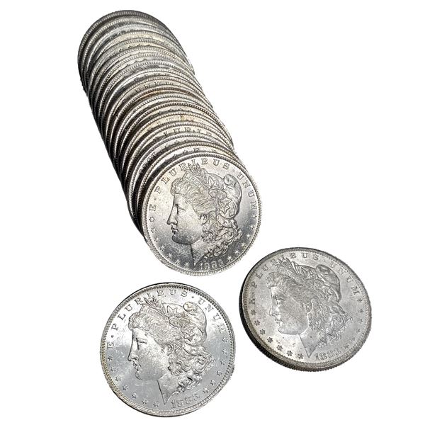 1883 Morgan Silver Dollar Roll [20 Coins]
