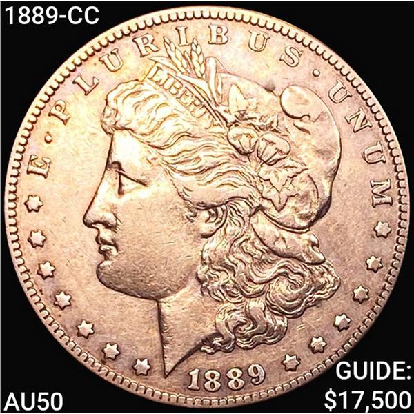 1889-CC Morgan Silver Dollar CLOSELY UNCIRCULATED
