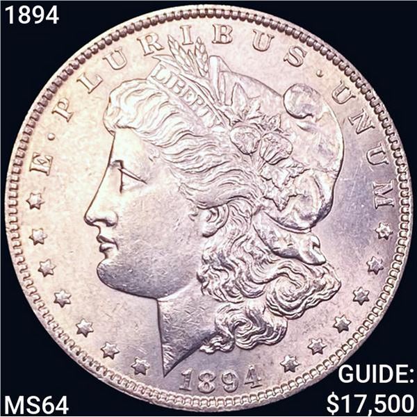 1894 Morgan Silver Dollar CHOICE BU