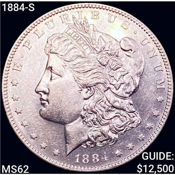 1884-S Morgan Silver Dollar UNCIRCULATED