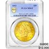 1893 $20 Gold Double Eagle PCGS MS63