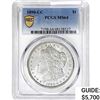 Image 1 : 1890-CC Morgan Silver Dollar NGC MS64