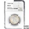 Image 1 : 1938-D Walking Liberty Half Dollar NGC MS66